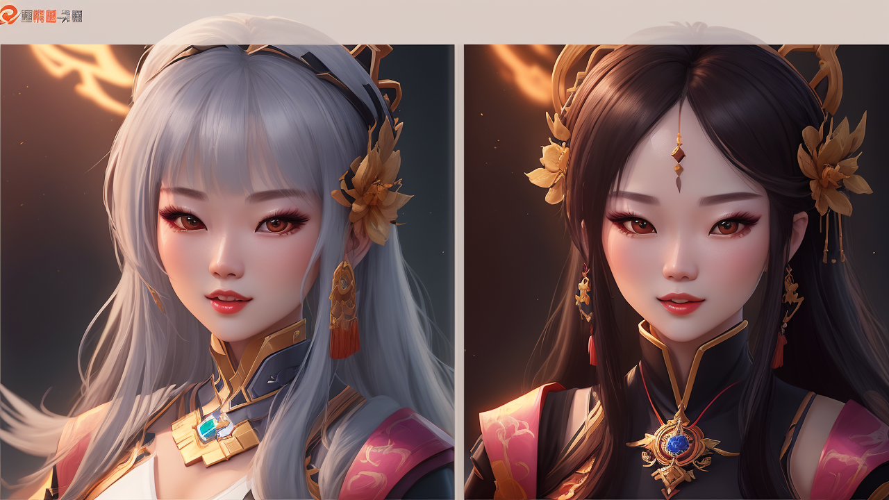 AI 生成不同风格角色形象三维动画